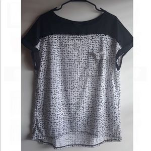 DONATED 6/30/2024 - XL Calvin Klein Jeans Speckle Dot Blouse